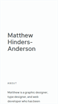 Mobile Screenshot of matthewanderson.cc